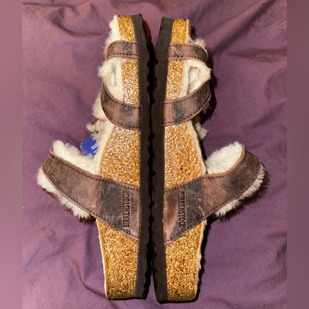 Brikenstock Mayari Havana shearling - Picture 4 of 7